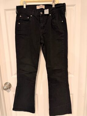 Levi's Black Bootcut Jeans for Women- 8 long